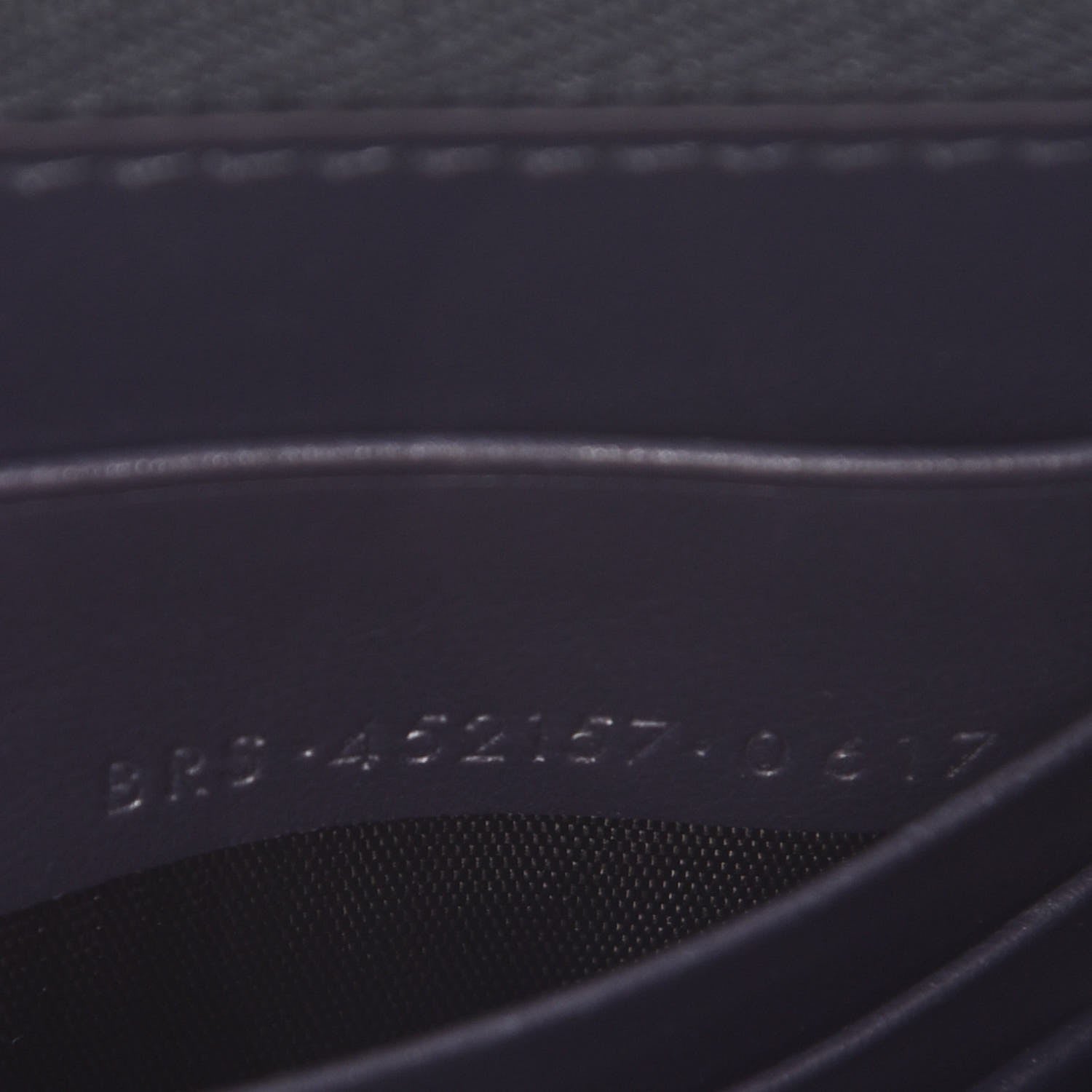 Saint Laurent Calfskin Monogram Sunset Chain Wallet Navy 7 of 8