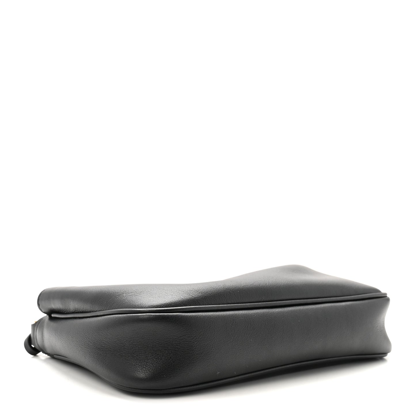 Natural Smooth Calfskin Rodeo Sling Pochette Black
