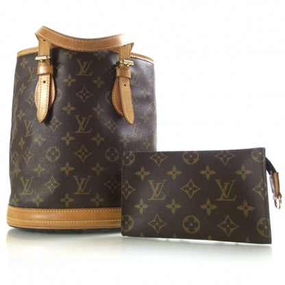 Louis Vuitton Monogram Petit Bucket 23 1 of 12