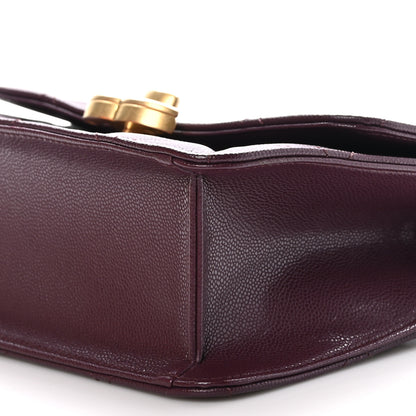 Chanel Caviar Quilted CC Mini Flap Dark Burgundy 10 of 11