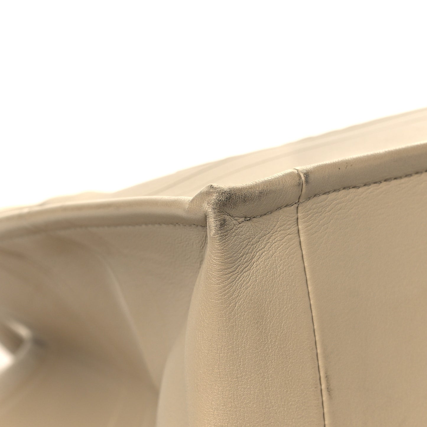 Calfskin Embossed Medium Book Tote Beige