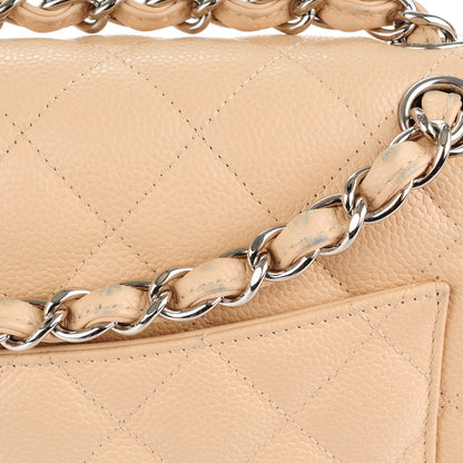 Chanel Caviar Quilted Jumbo Double Flap Beige Clair 9 of 9