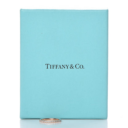 Tiffany 18K Rose Gold Diamond Novo Ring 50 5.5 4 of 4