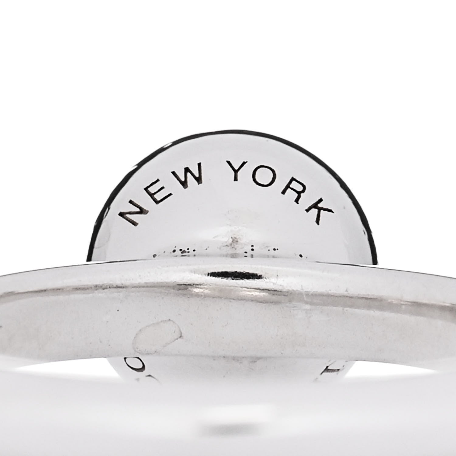 Tiffany Sterling Silver 8mm Hardwear Ball Ring 47 4 6 of 7