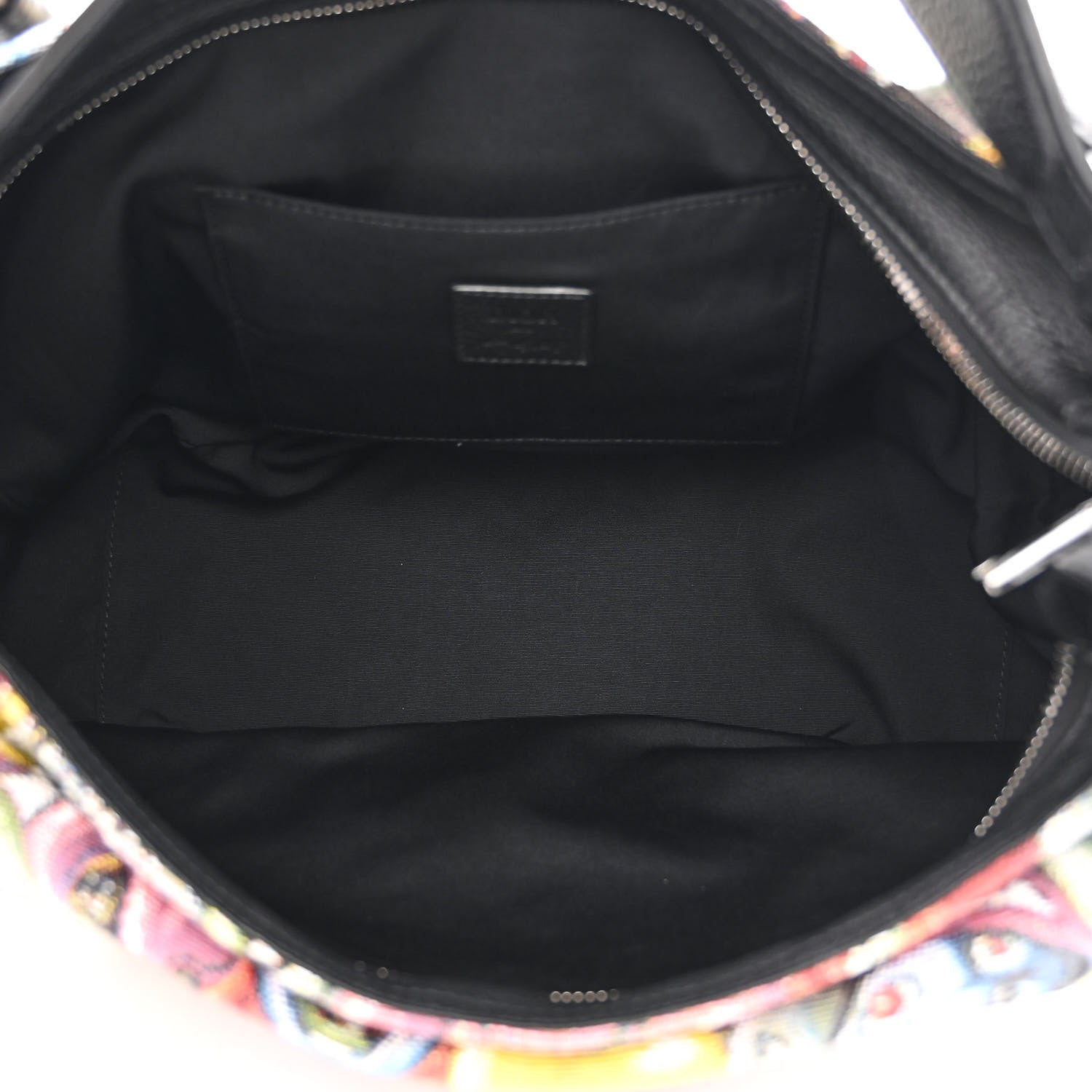 Christian Dior X KENNY SCHARF Jacquard Printed Soft Saddle Bag Multicolor 5 of 10