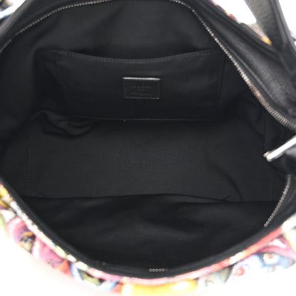 Christian Dior X KENNY SCHARF Jacquard Printed Soft Saddle Bag Multicolor 5 of 10