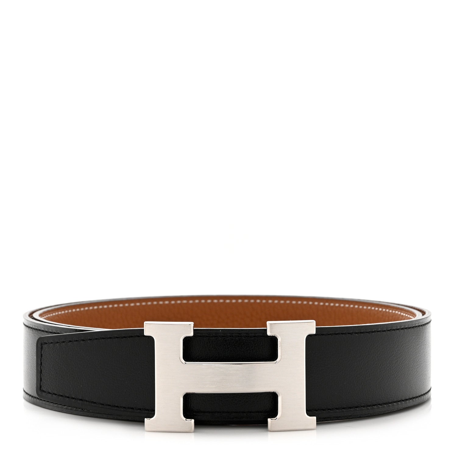 Hermes Box Togo 32mm H Belt 90 Black 1 of 7