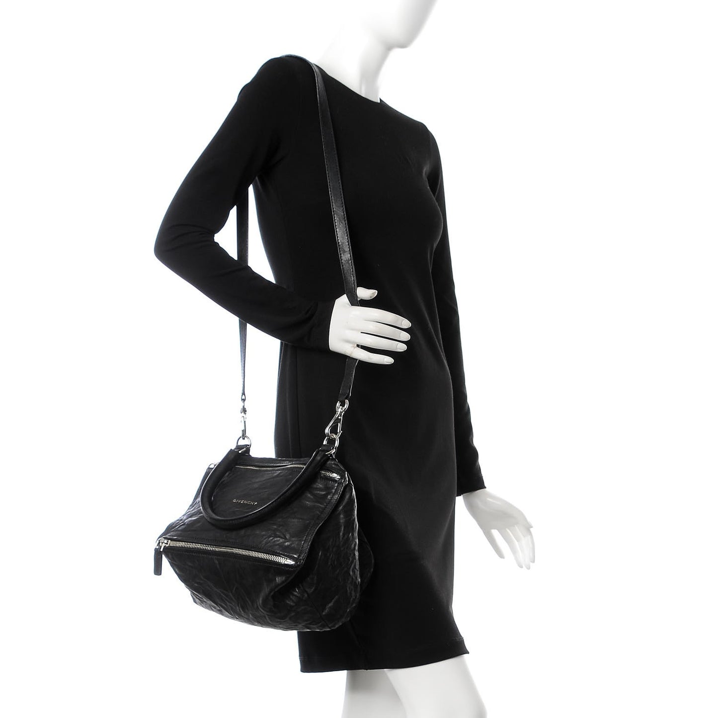 Tumbled Sheepskin Small Pandora Black