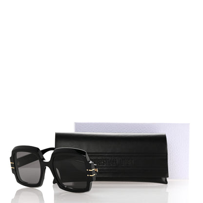 Christian Dior Acetate Diorsignature S1U Square Sunglasses Black 8 of 8