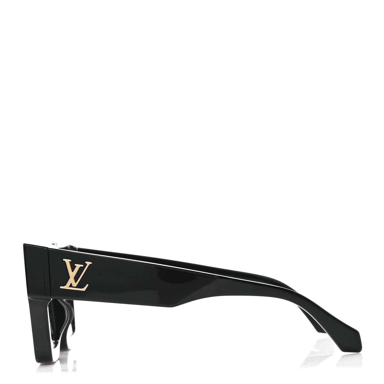 Louis Vuitton Acetate Swarovski Crystal Cyclone Sunglasses Z1547W Black 3 of 8
