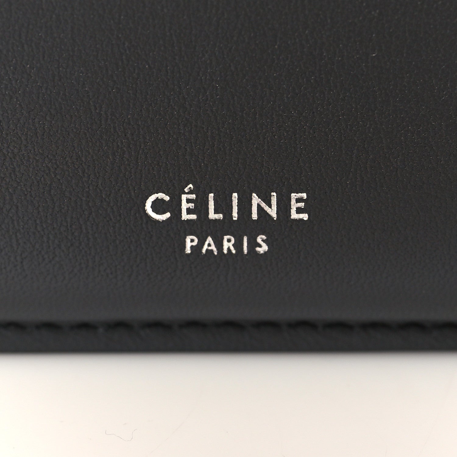 Celine Smooth Calfskin Medium Clasp Bag Grey 6 of 9