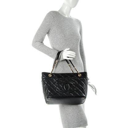 Chanel Caviar Quilted Timeless CC Soft Tote Black 2 of 7