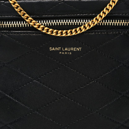 Saint Laurent Lambskin Quilted Binocular Case Black 8 of 11