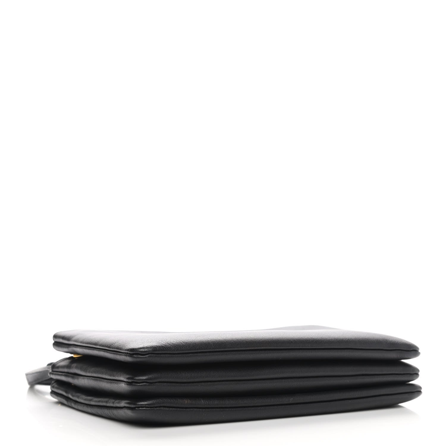 Celine Lambskin Small Trio Crossbody Bag Black 5 of 12