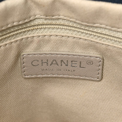 Chanel Caviar Timeless CC Soft Tote Navy Blue 6 of 10