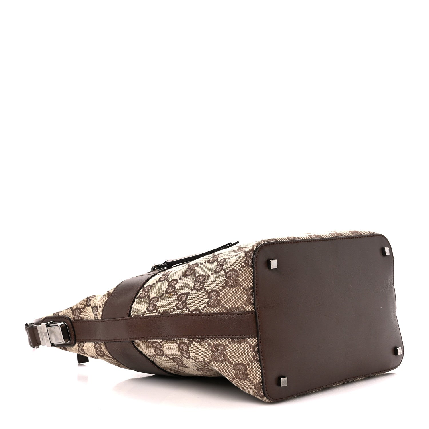 Gucci Monogram Hobo Dark Brown 4 of 11