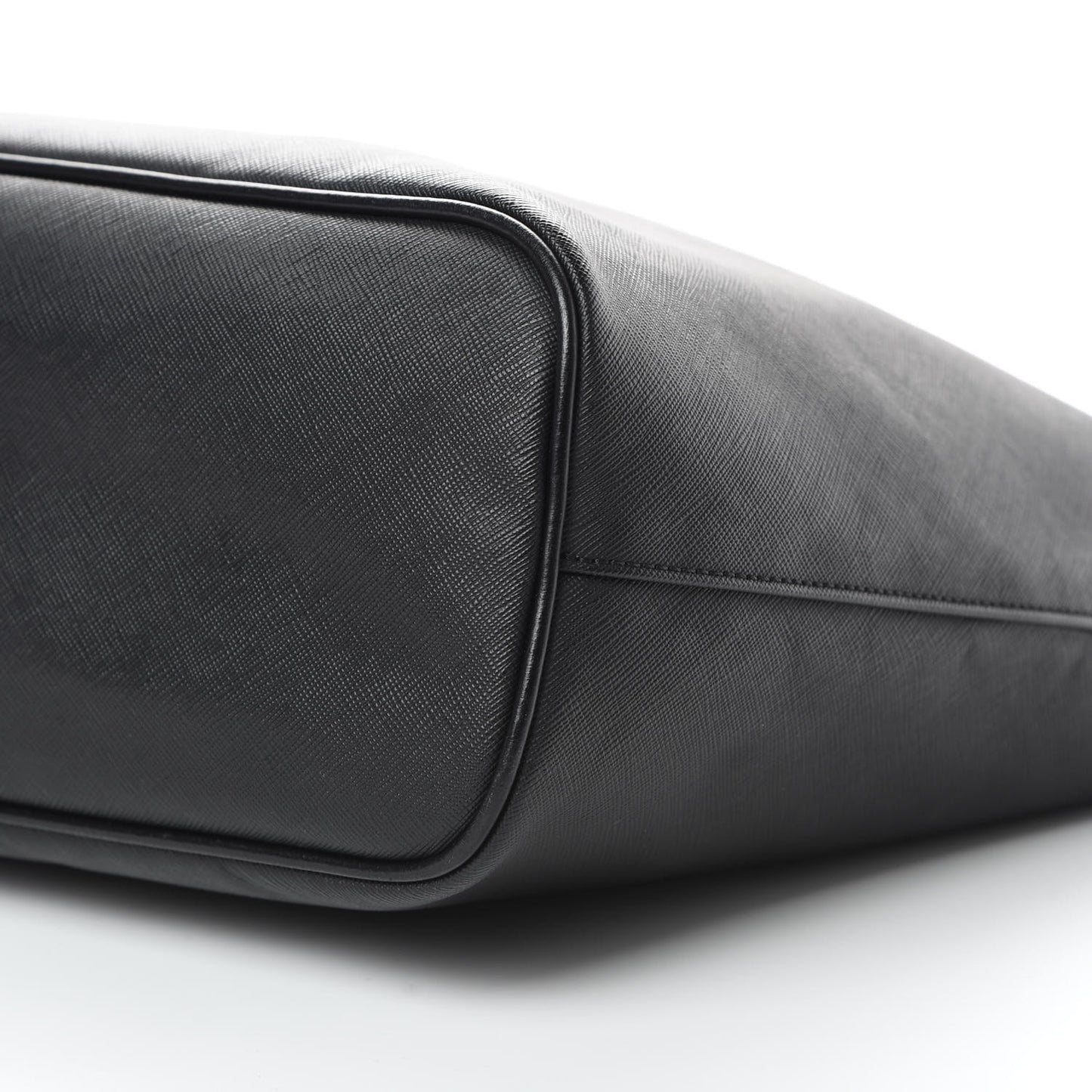Coated Canvas Medium Antigona Tote Black