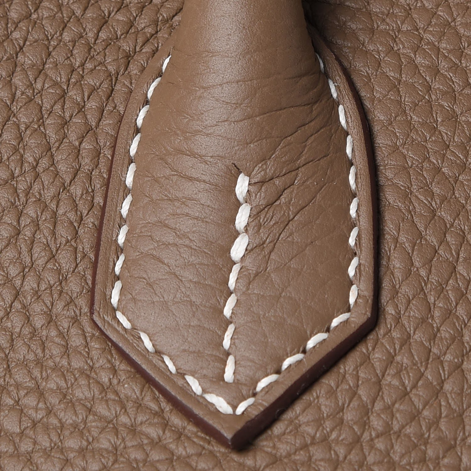 Hermes Taurillon Clemence Birkin 30 Etoupe 17 of 34
