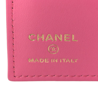 Chanel Caviar Quilted Passport Holder Pink 6 of 9