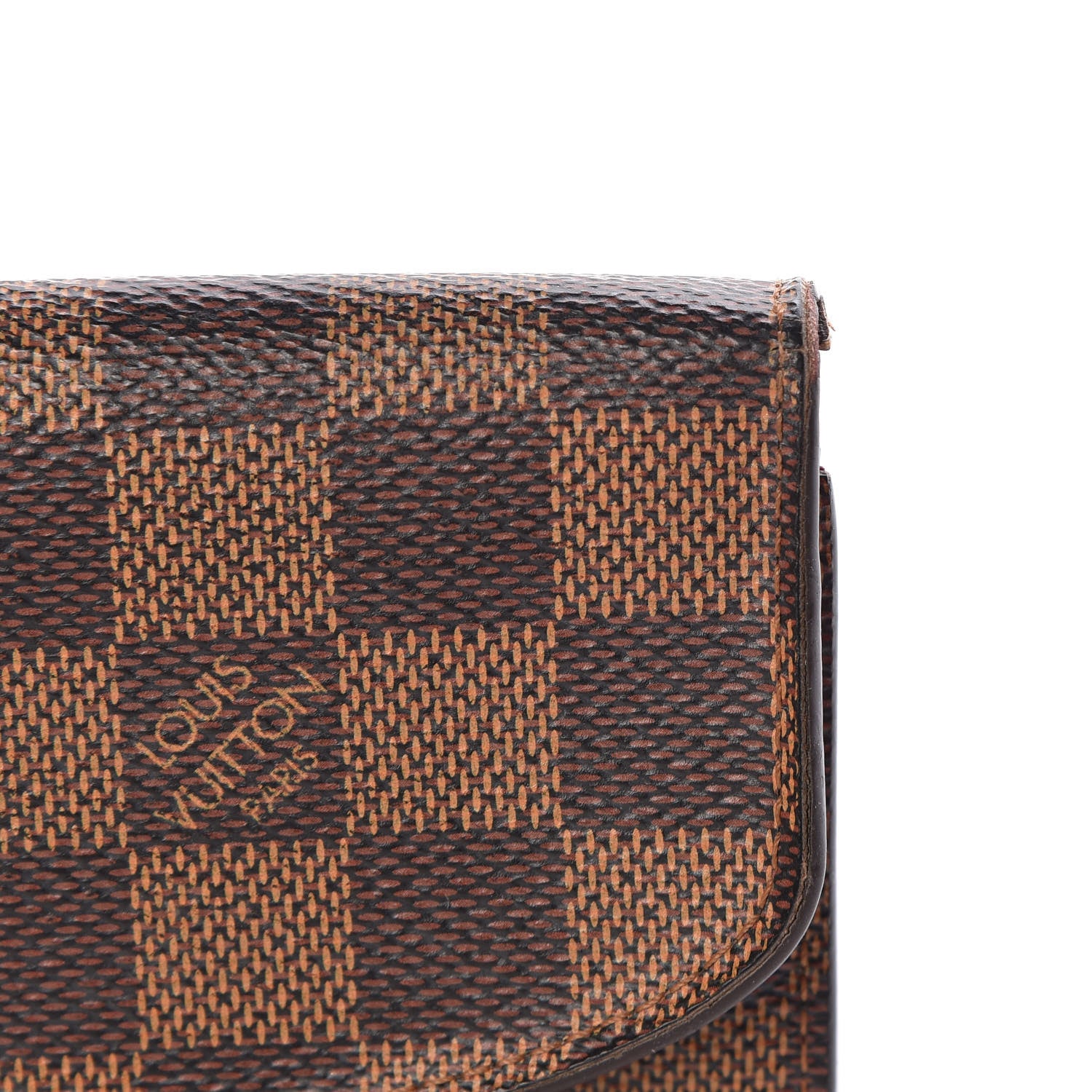 Louis Vuitton Damier Ebene Emilie Wallet Red 16 of 16