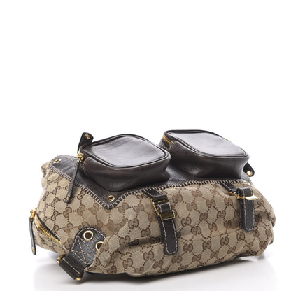 Gucci Monogram Medium Darwin Convertible Backpack Brown 3 of 9