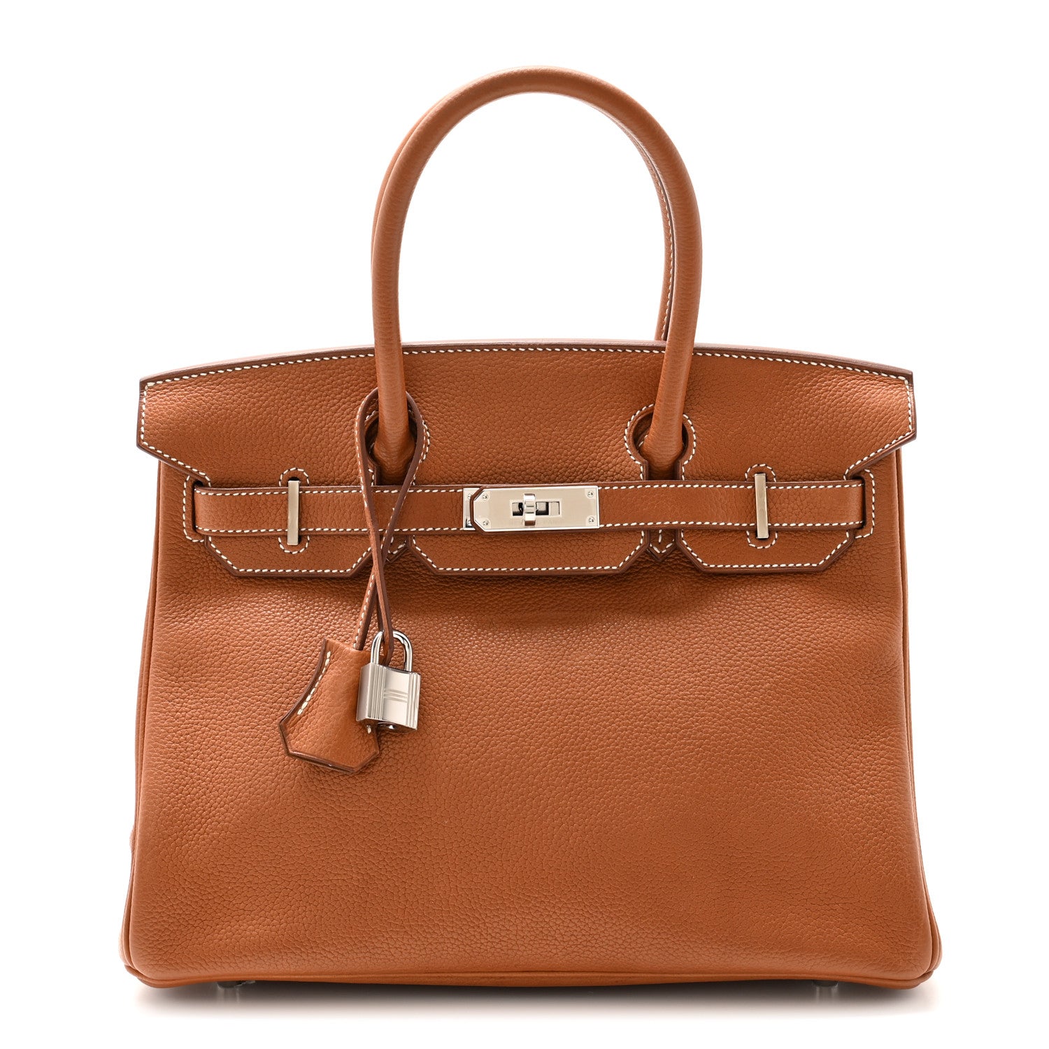 Hermes Natural Barenia Faubourg Birkin 30 Fauve 1 of 12