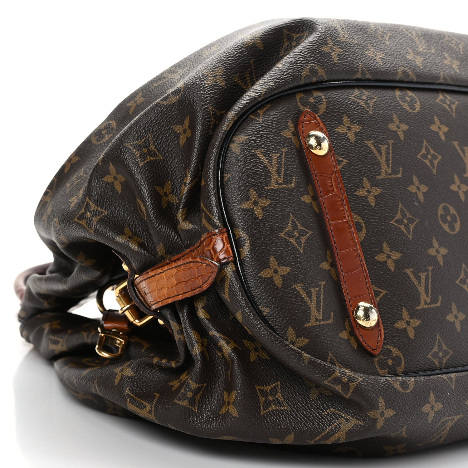 Louis Vuitton Monogram Alligator Trim Mahina XL 7 of 12