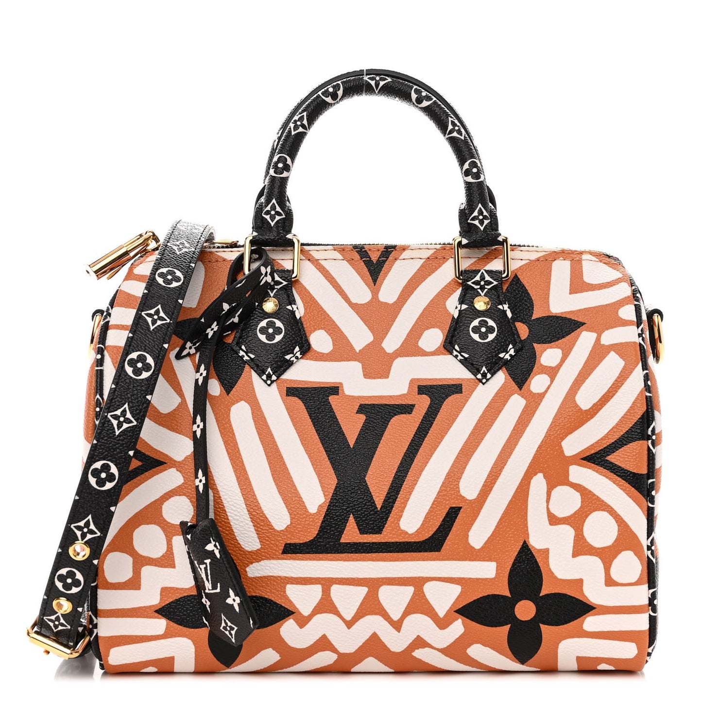 Monogram Giant Crafty Speedy Bandouliere 25 Creme Caramel