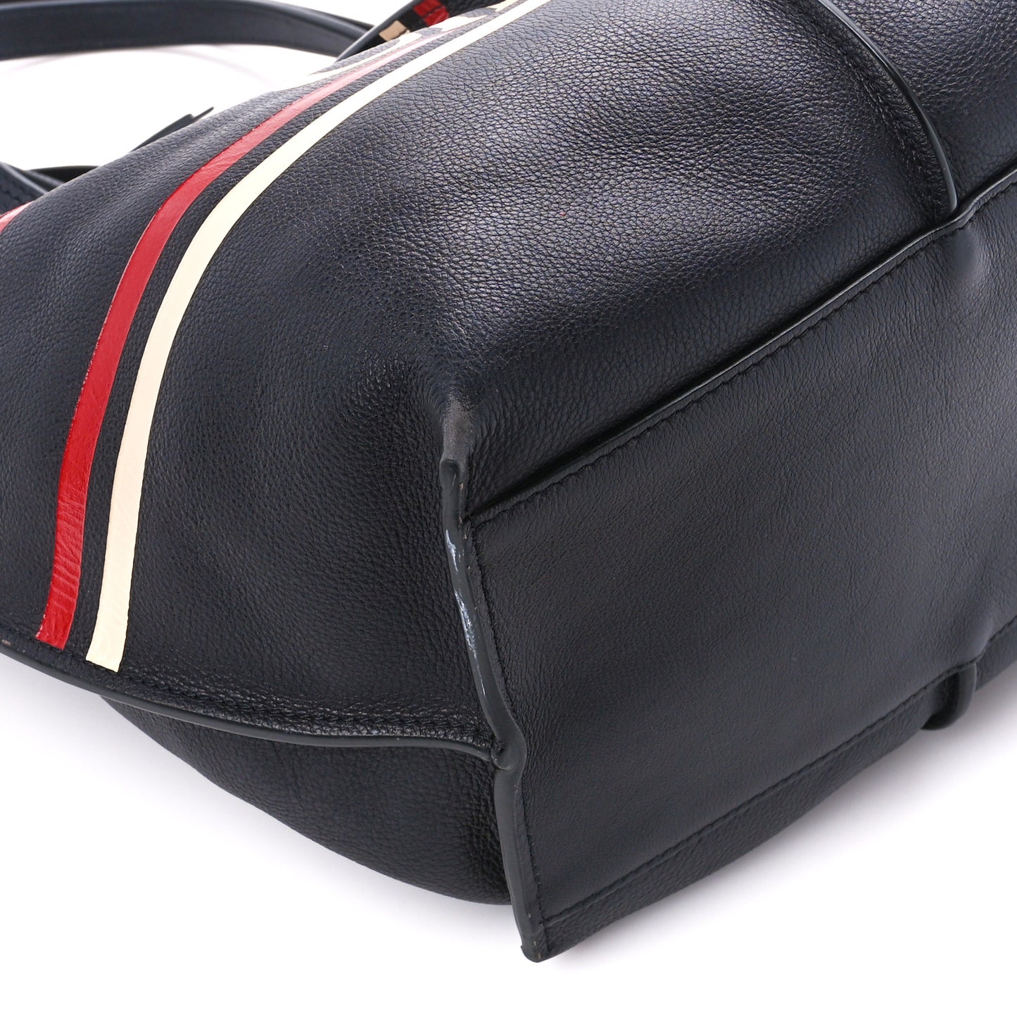 Smooth Calfskin Medium Vick Tote Full Blue