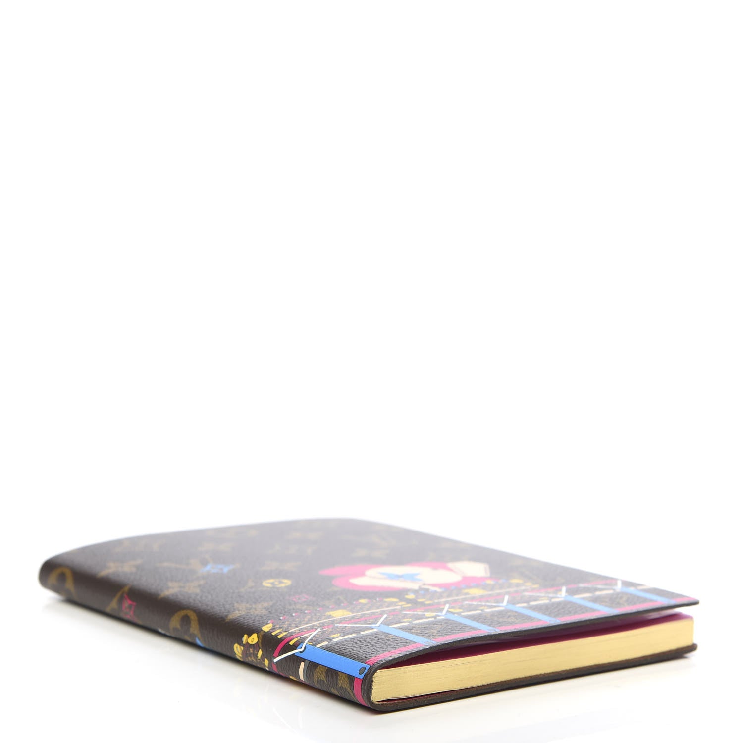 Louis Vuitton Monogram 2020 Christmas Animation Roller Coaster Notebook MM Pivoine 4 of 6