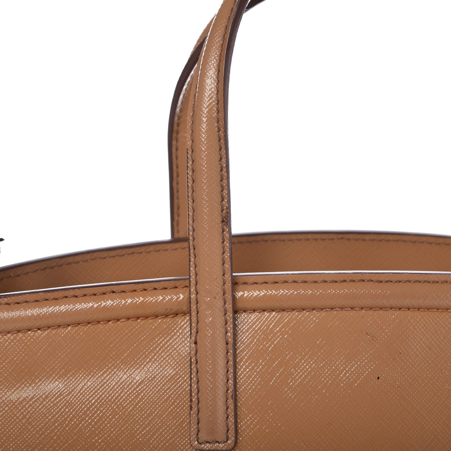 Saffiano Vernice Shopping Tote Cammeo