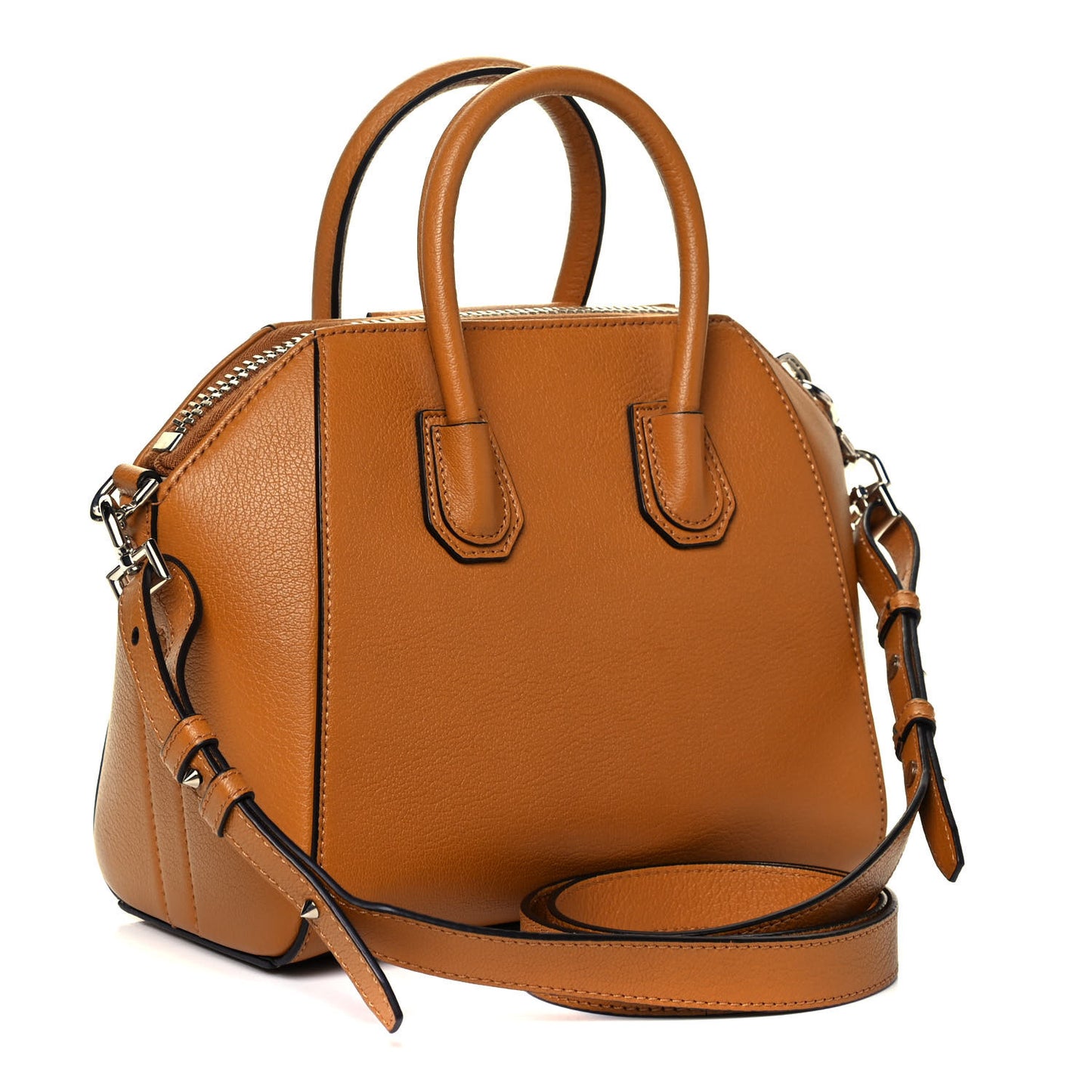 Sugar Goatskin Mini Antigona Amber