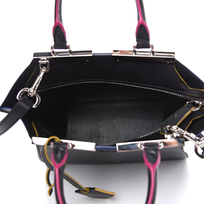 Fendi Vitello Dolce Mini 3Jours Tote Black 4 of 10