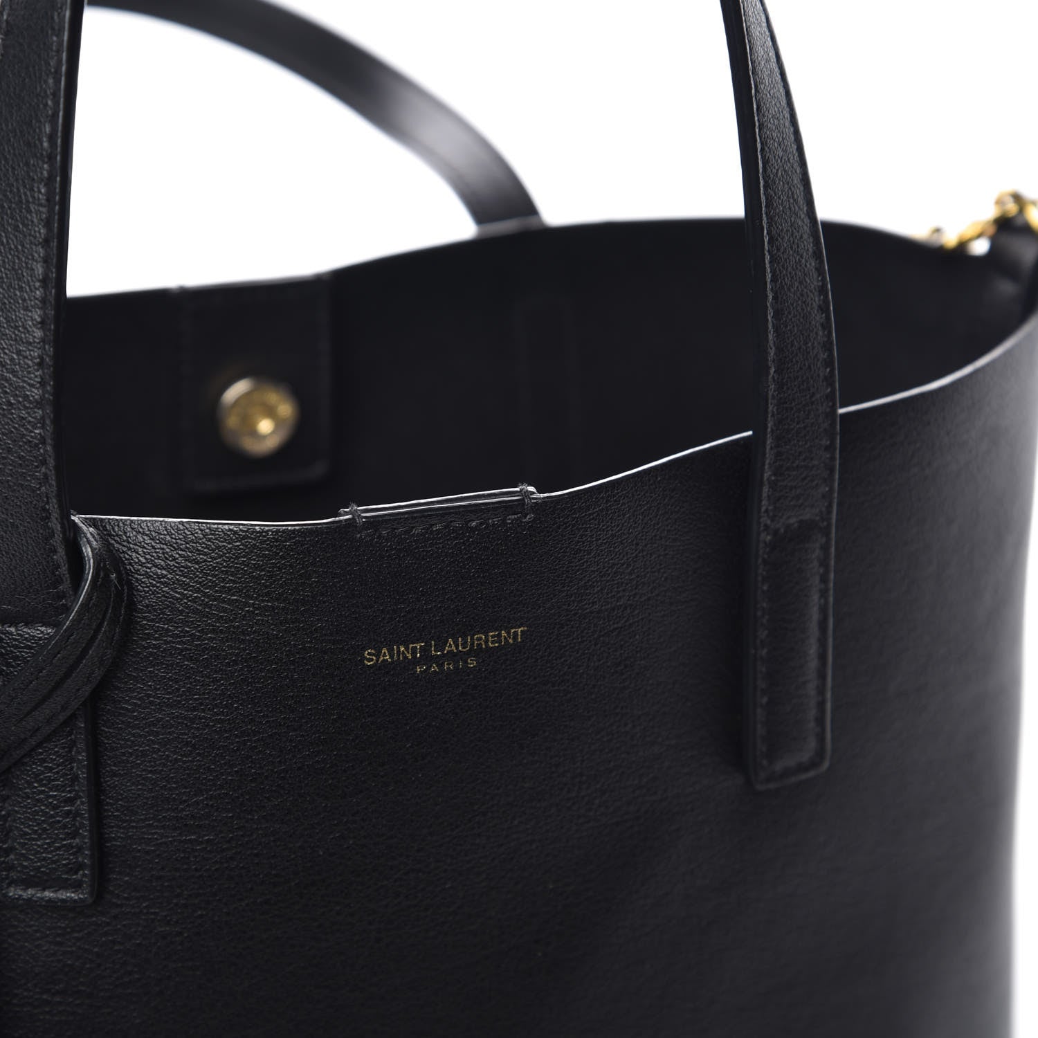 Saint Laurent Calfskin Toy Shopping Tote Black 14 of 15