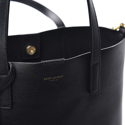 Saint Laurent Calfskin Toy Shopping Tote Black 14 of 15