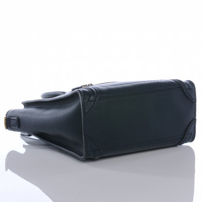 Celine Smooth Calfskin Nano Luggage Navy 5 of 8