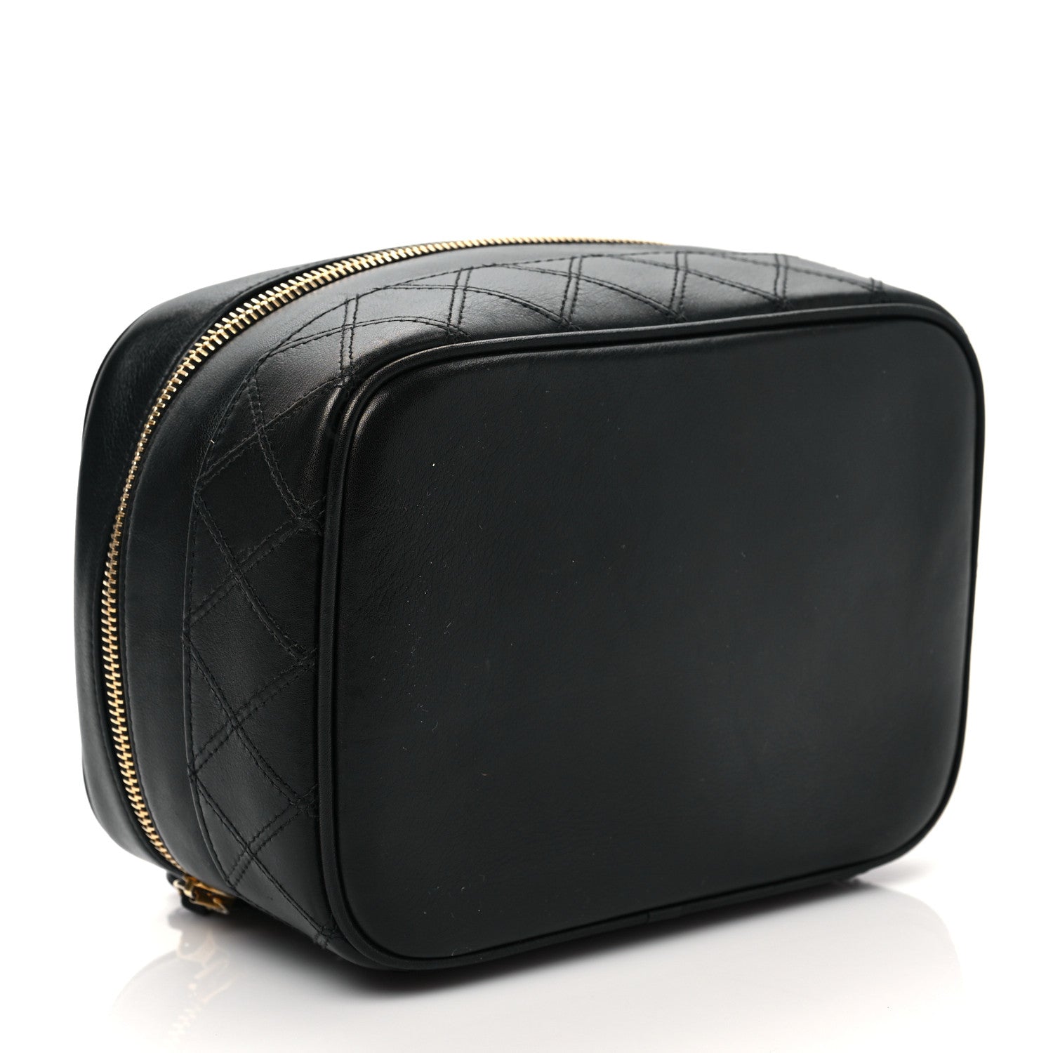 Chanel Lambskin Vanity Cosmetic Case Black 4 of 13