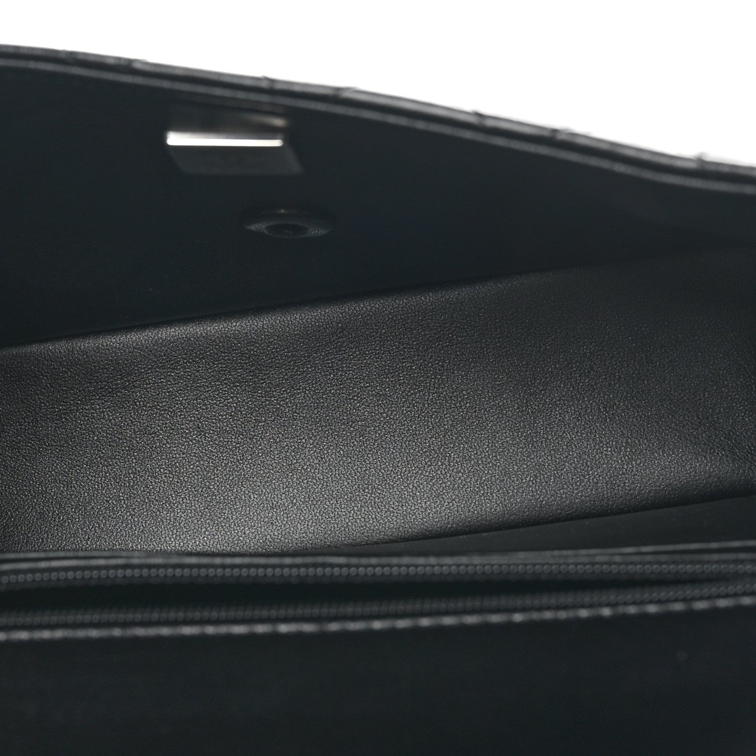 Chanel Lambskin Quilted Mini Top Handle Rectangular Flap So Black 5 of 11