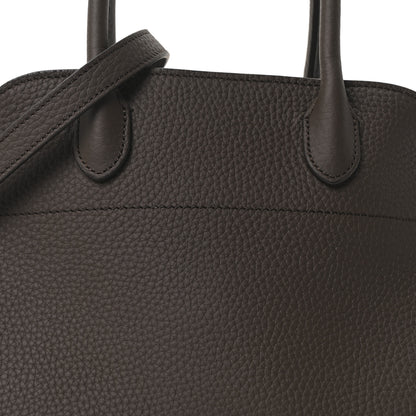 The Row Grained Calfskin Soft Margaux 10 Bag Deep Brown 7 of 11