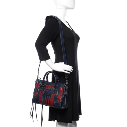 Balenciaga Veau Arena Multicolore Classic Hardware S City Bleu Nuit Rouge 2 of 9