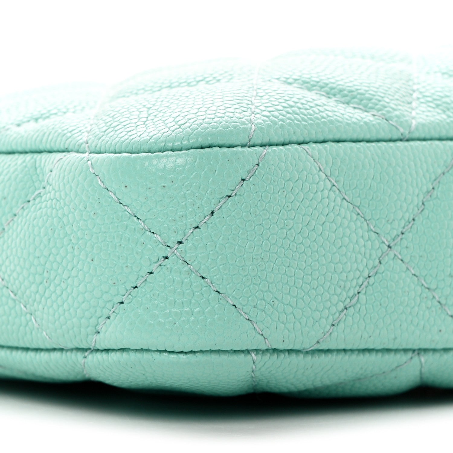 Chanel Caviar Quilted Small Clutch With Chain Light Blue 10 of 12