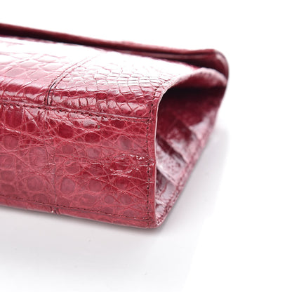 Nancy Gonzalez Crocodile Clutch Pink 8 of 8