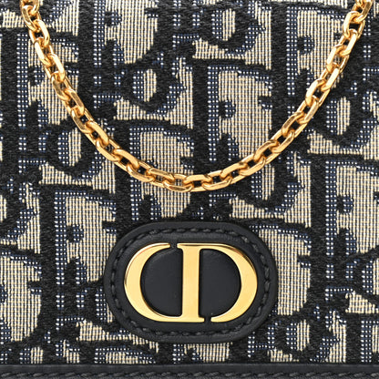 Christian Dior Oblique Nano 30 Montaigne Pouch Blue 7 of 10