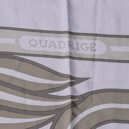 Hermes Silk Dip Dyed Quadrige Scarf 140 Lilac Gris Chartreuse 4 of 7