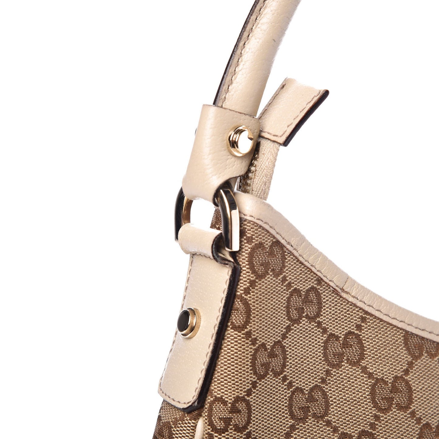 Monogram Medium Abbey Hobo Off White