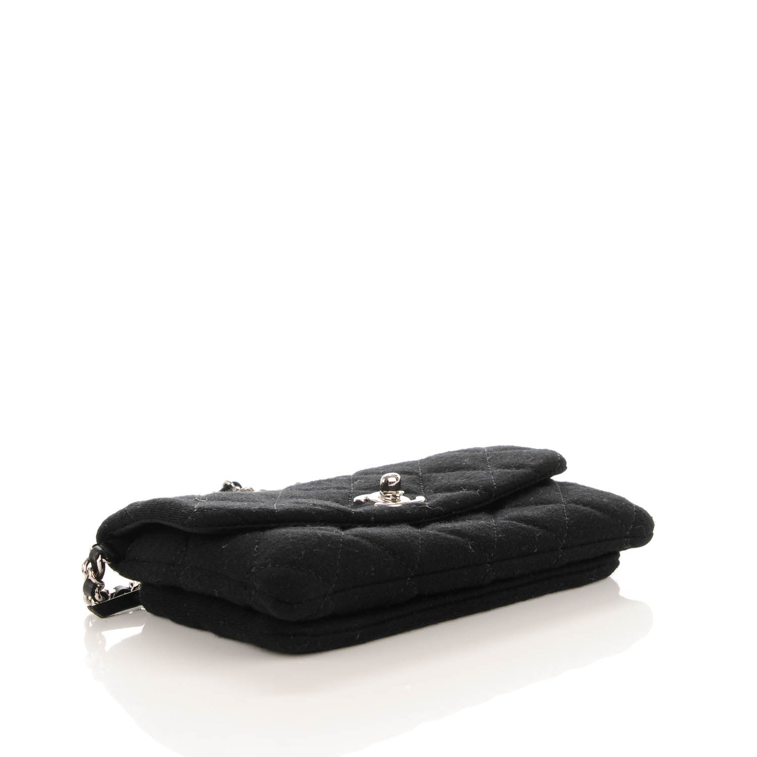Chanel Jersey Quilted Extra Mini Flap Black 4 of 7