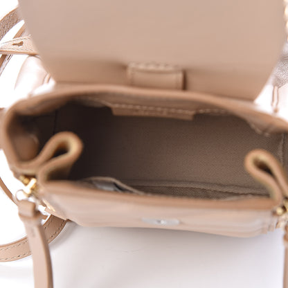 Chloe Calfskin Quilted Mini Faye Backpack Pearl Beige 7 of 10