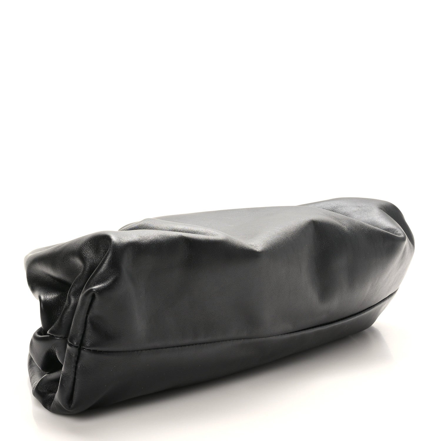 Bottega Veneta Smooth Butter Calf The Pouch Oversized Clutch Black 4 of 8