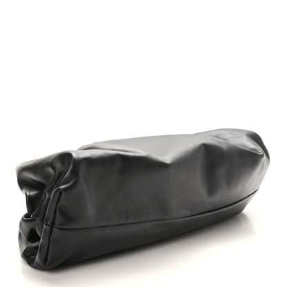 Bottega Veneta Smooth Butter Calf The Pouch Oversized Clutch Black 4 of 8