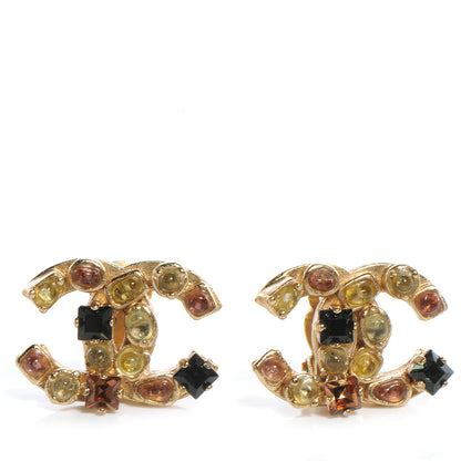 Chanel Gold CC Clip On Earrings 1 of 5